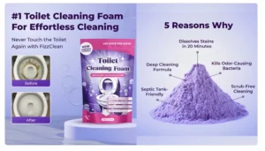 FizzClean Toilet Cleaning Foam 
