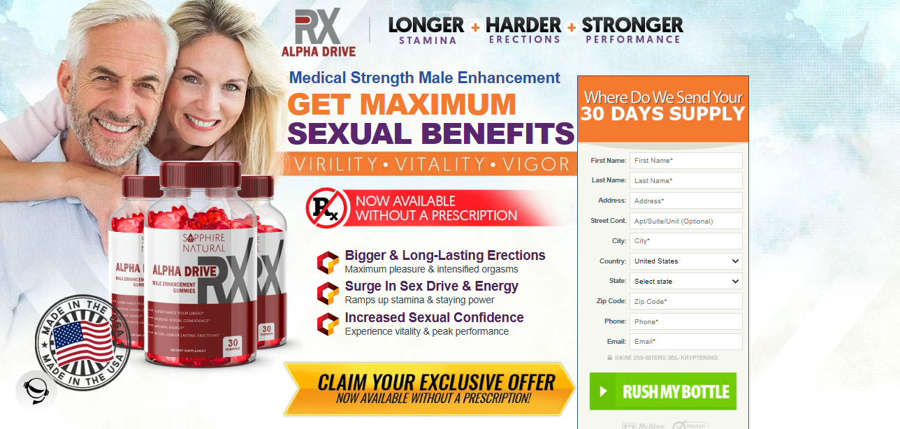 Alpha Drive Rx ME Gummies