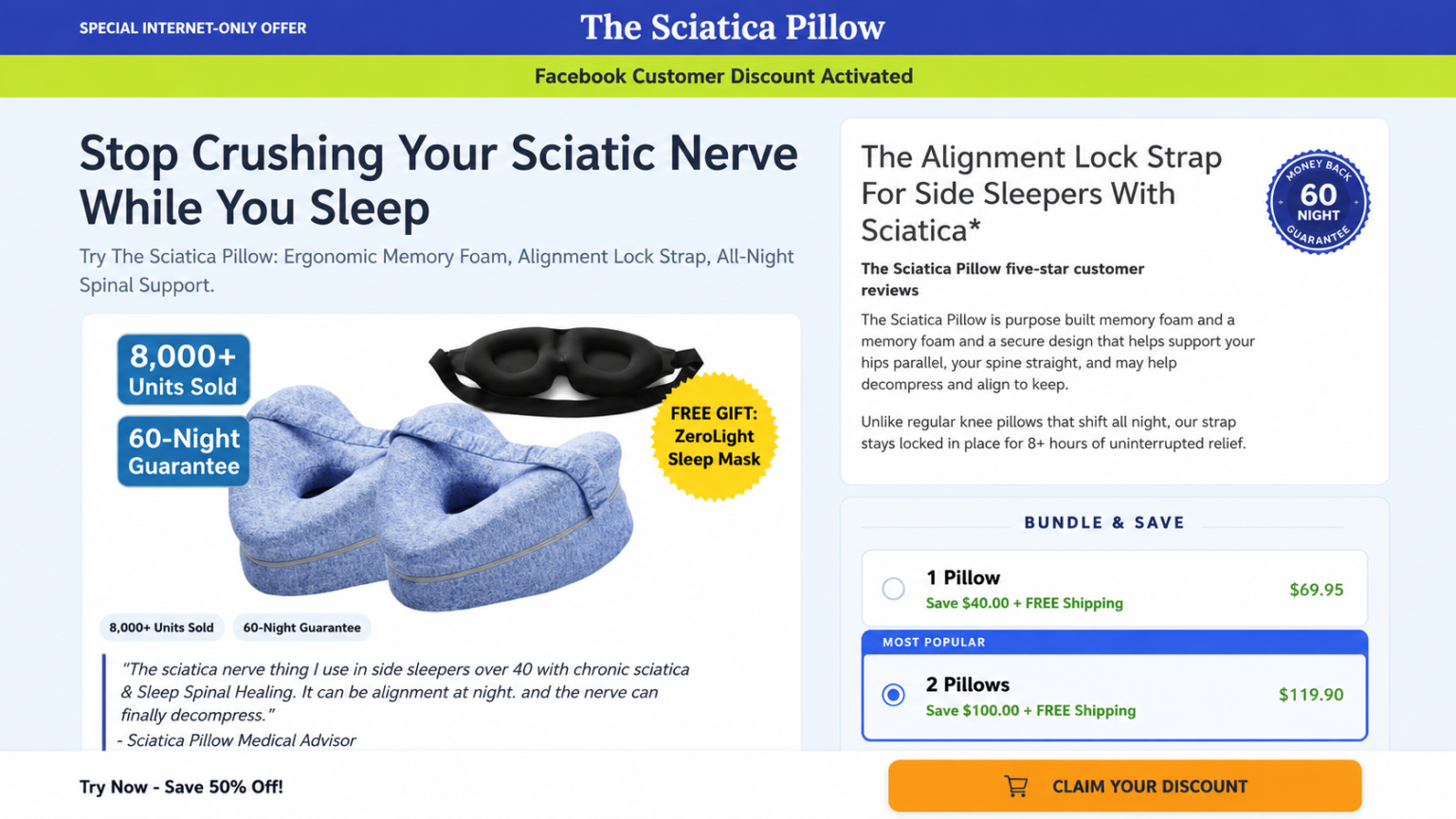 The Sciatica Pillow