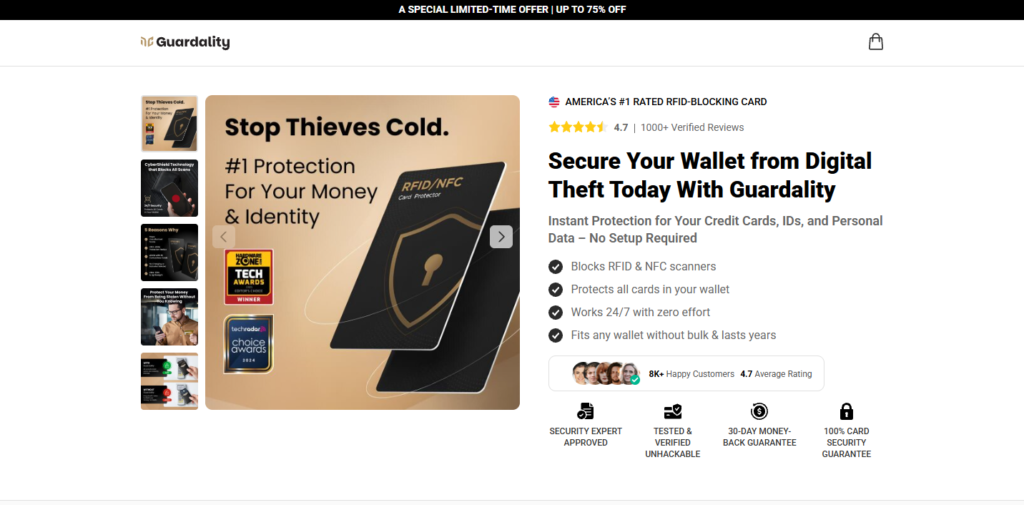 Guardality Safe Card Protection