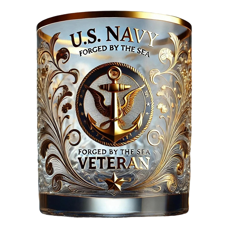Sheremart Veteran Tribute Glass